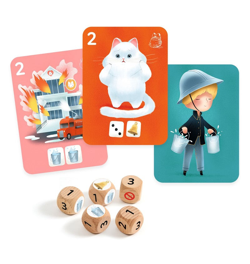 Juego de dados Pets Rescue · Djeco