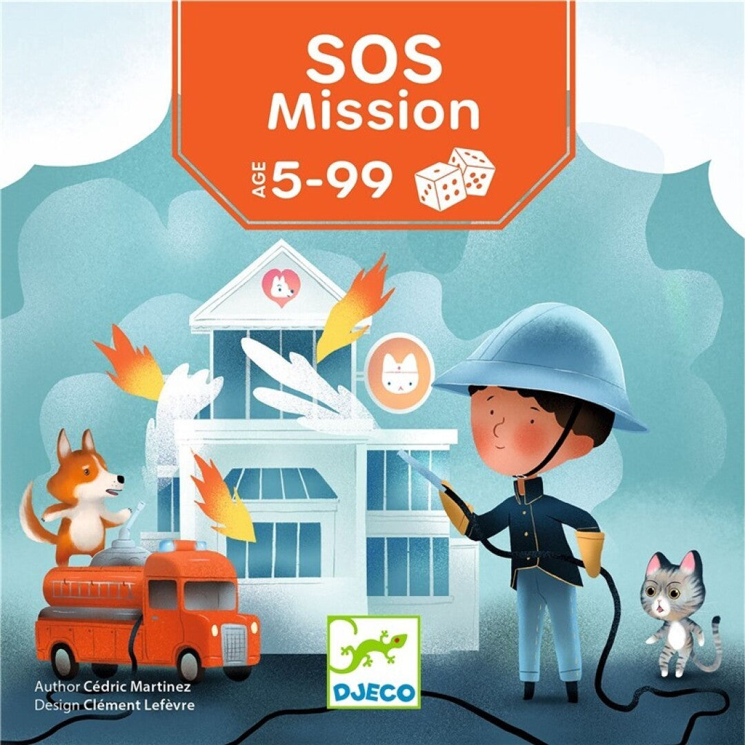 Juego de dados Pets Rescue · Djeco