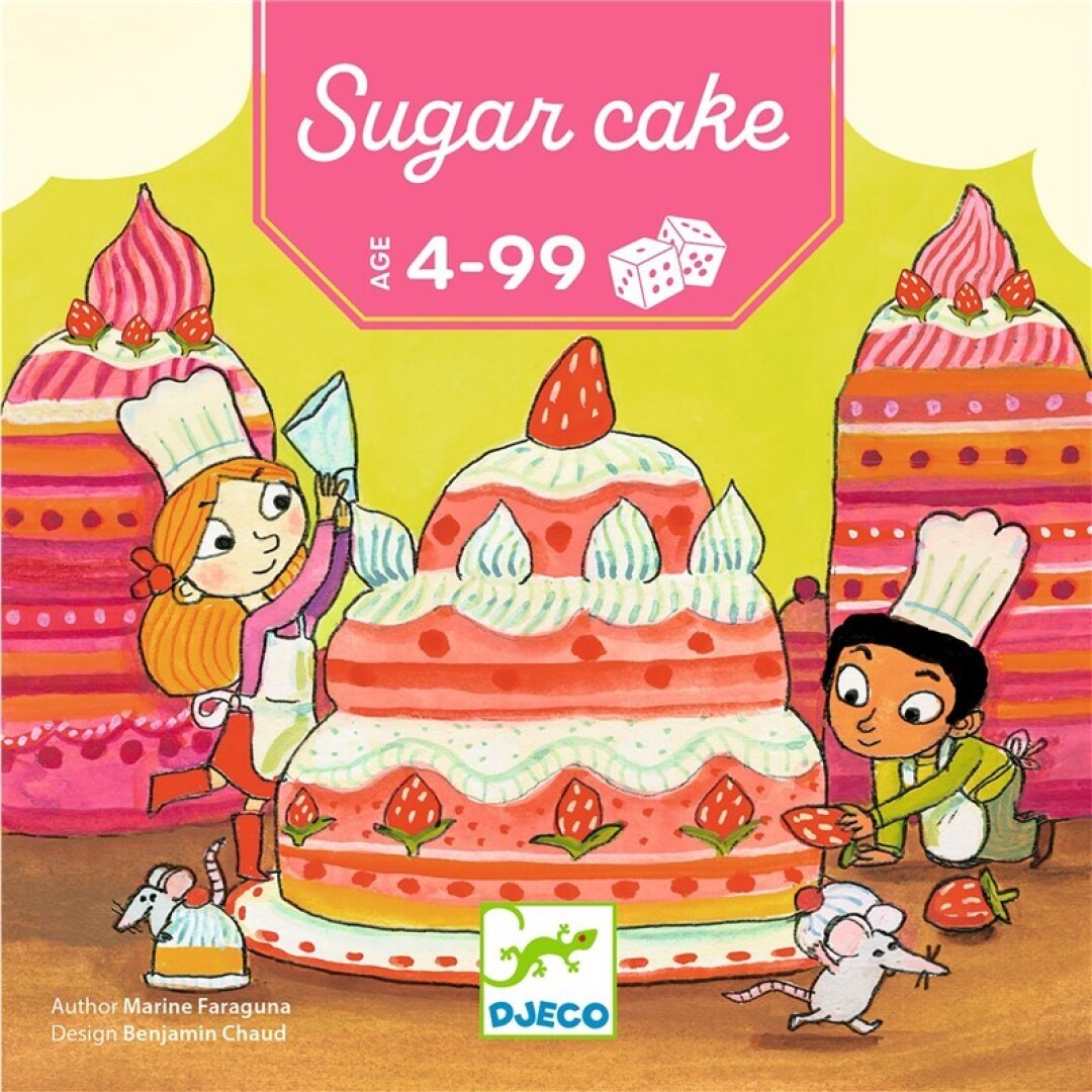 Juego de dados Sugarcake · Djeco