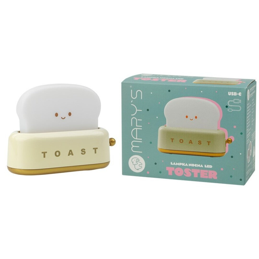 Lámpara de Noche LED tostadora amarilla · Mary's