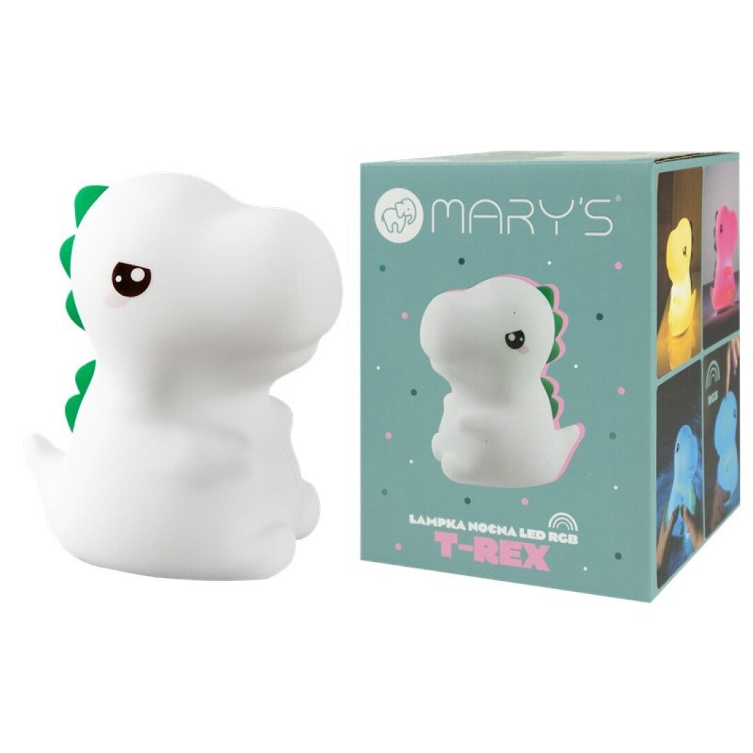 Lámpara de Noche LED RGB dinosaurio · Mary's