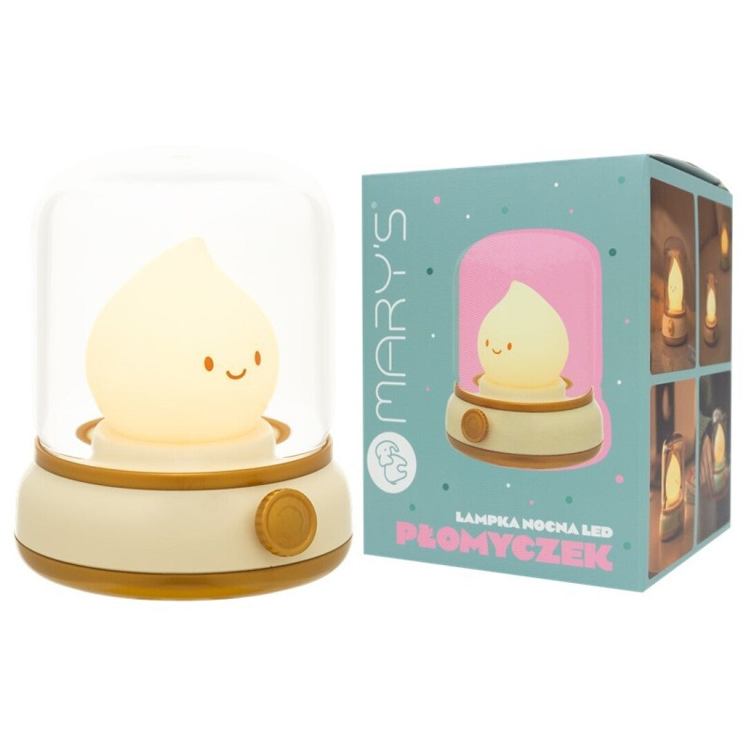 Lámpara de Noche LED flama amarilla · Mary's