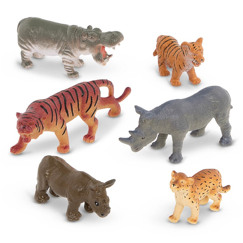 Tubo de 6 animales salvajes · Terra by Battat
