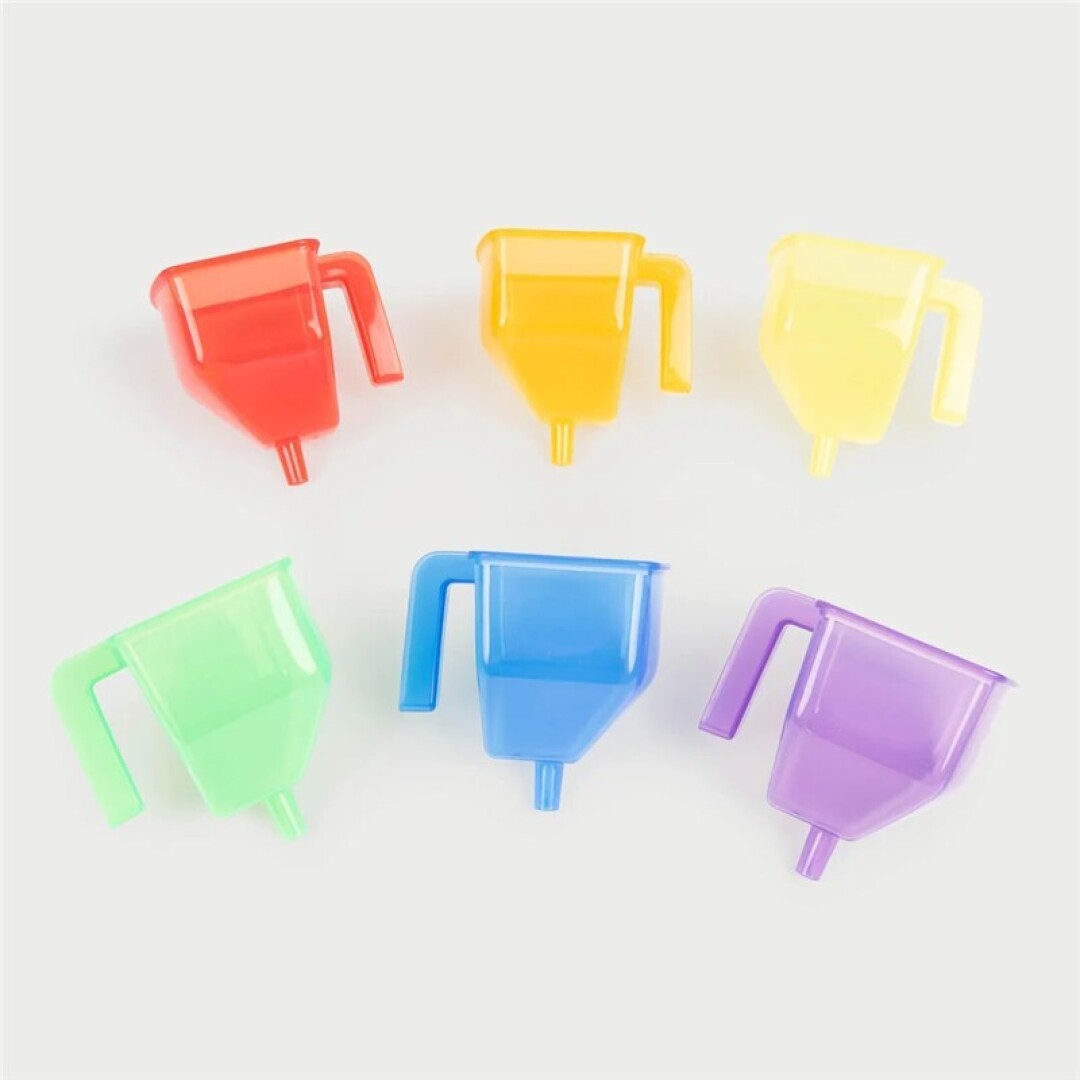 Embudo translúcido de colores (POR UNIDAD) · Tickit