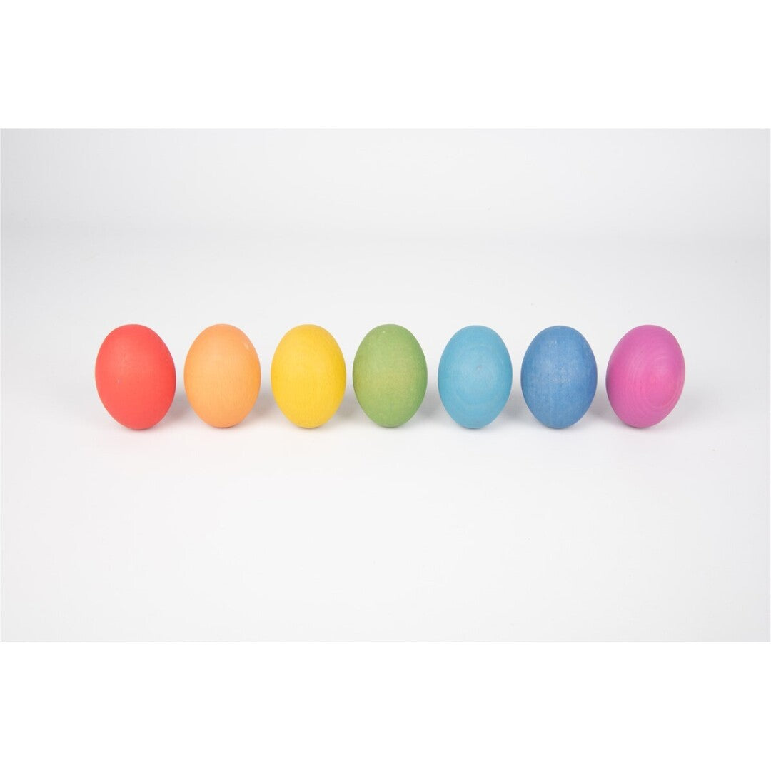 Huevo de madera colorido POR UNIDAD · Tickit