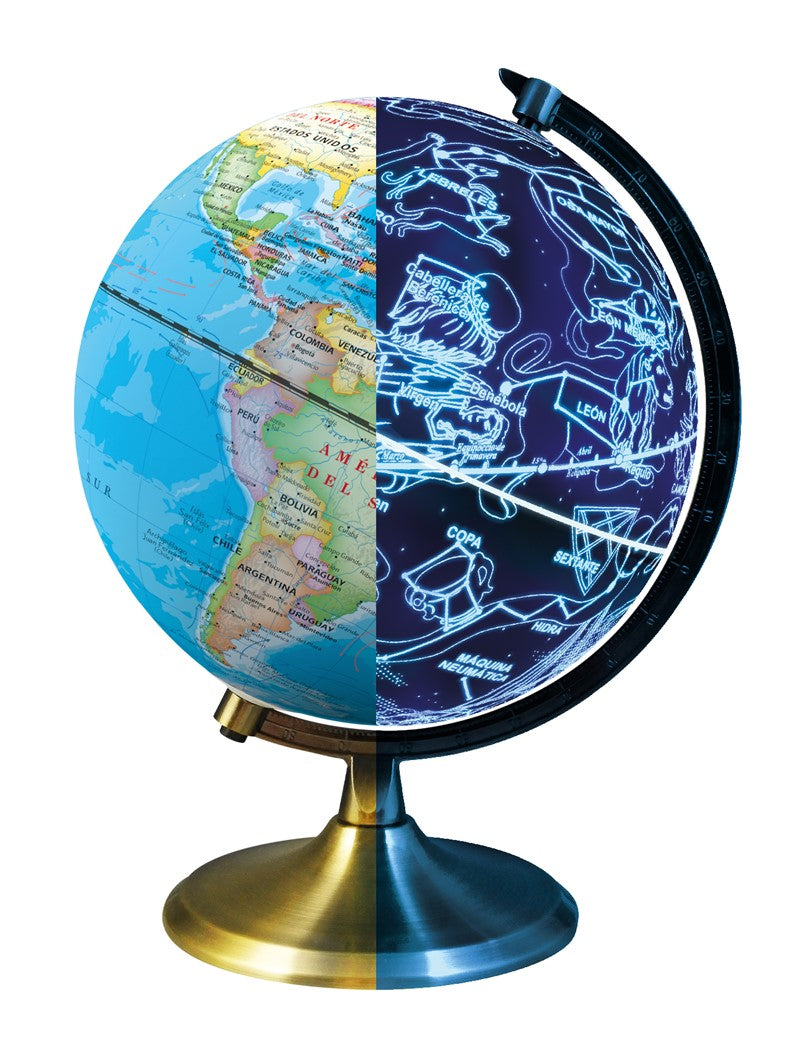 Globo terráqueo día y noche · Buki