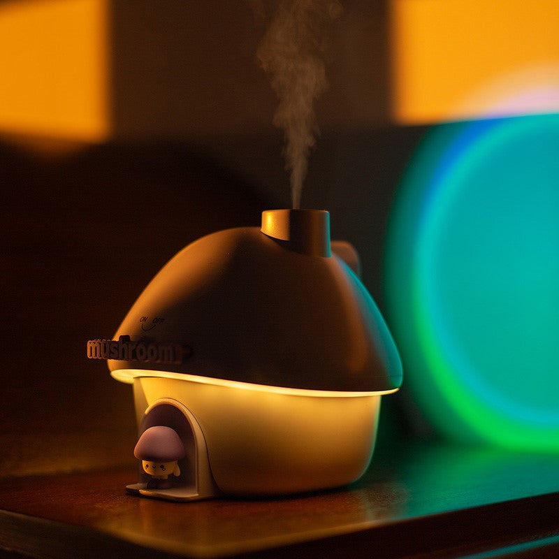 Humidificador de aire LED seta púrpura · Mary's