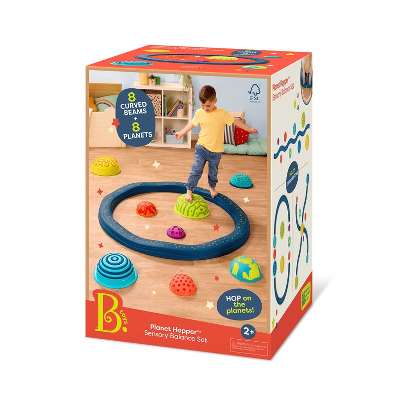 Barras de equilibrio sensoriales planeta · Btoys