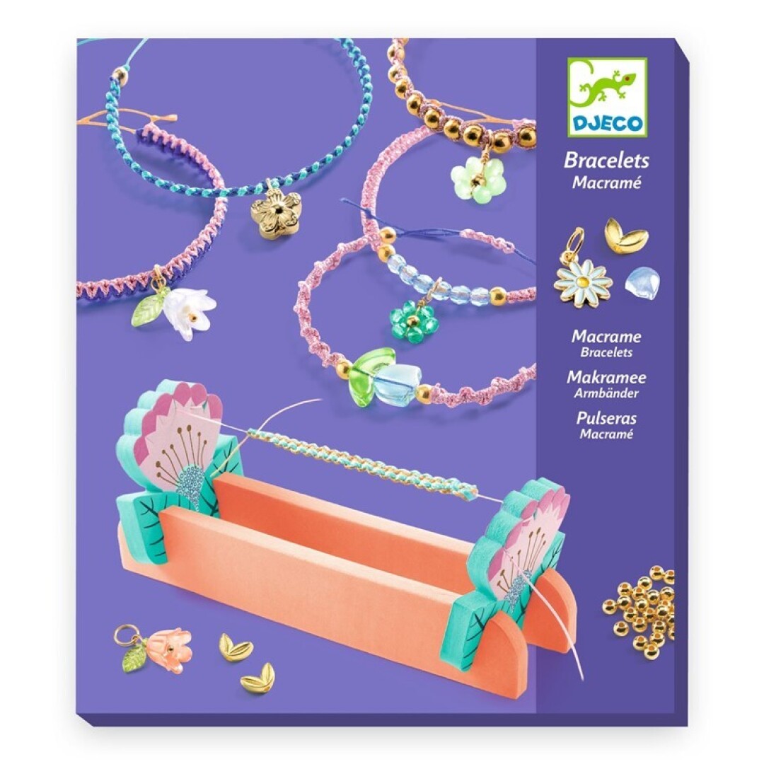 Pulseras de macramé  · Djeco