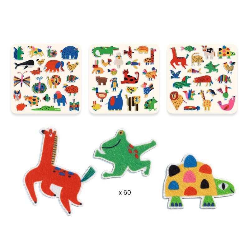 Pegatinas de fieltro · Djeco