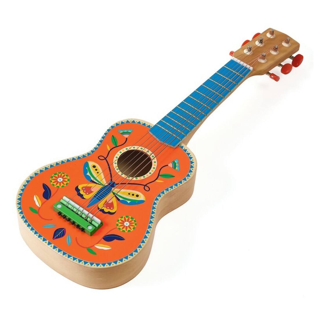 Guitarra de madera 6 cuerdas · Djeco Animambo