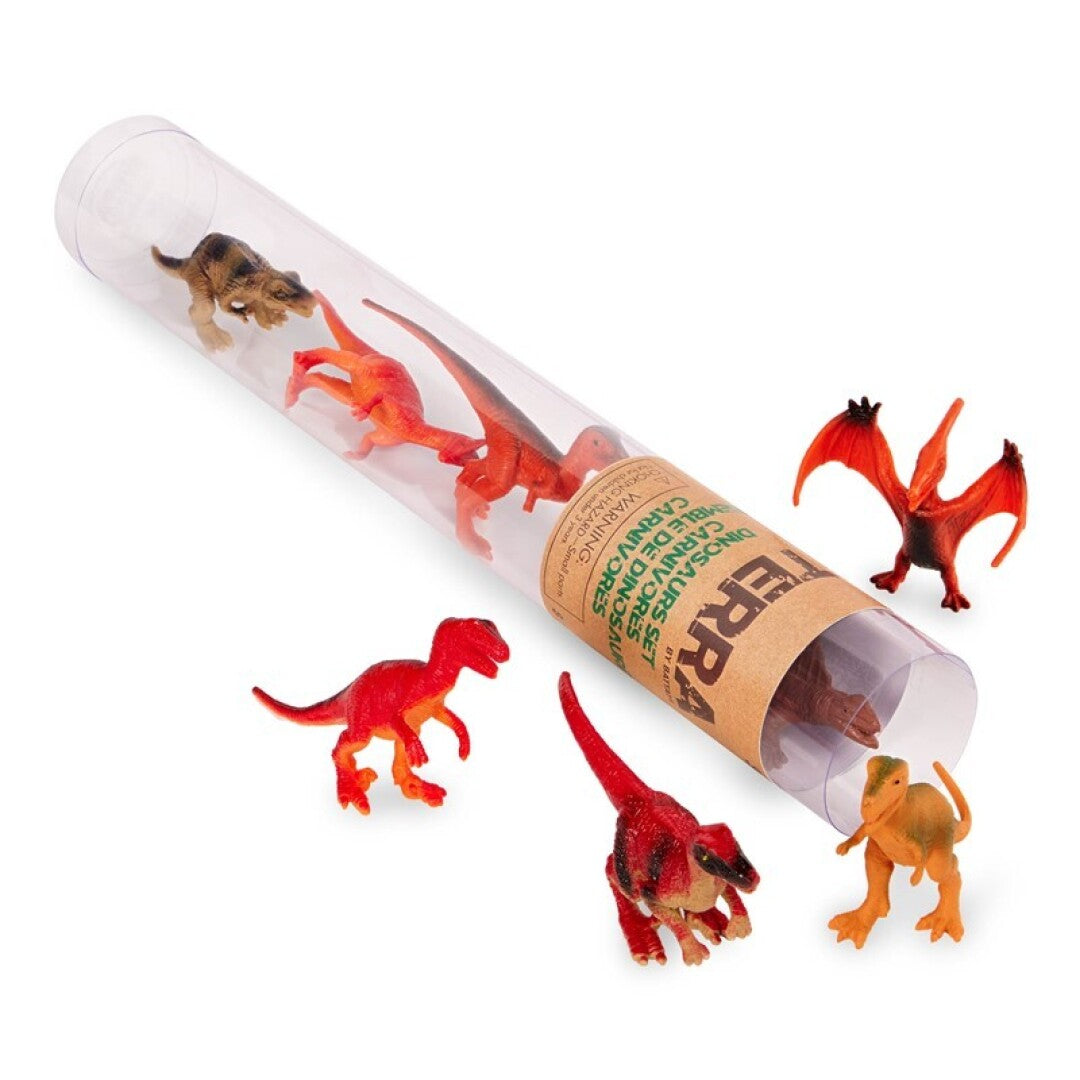 Tubo de 8 dinosaurios carnivoros · Terra by Battat