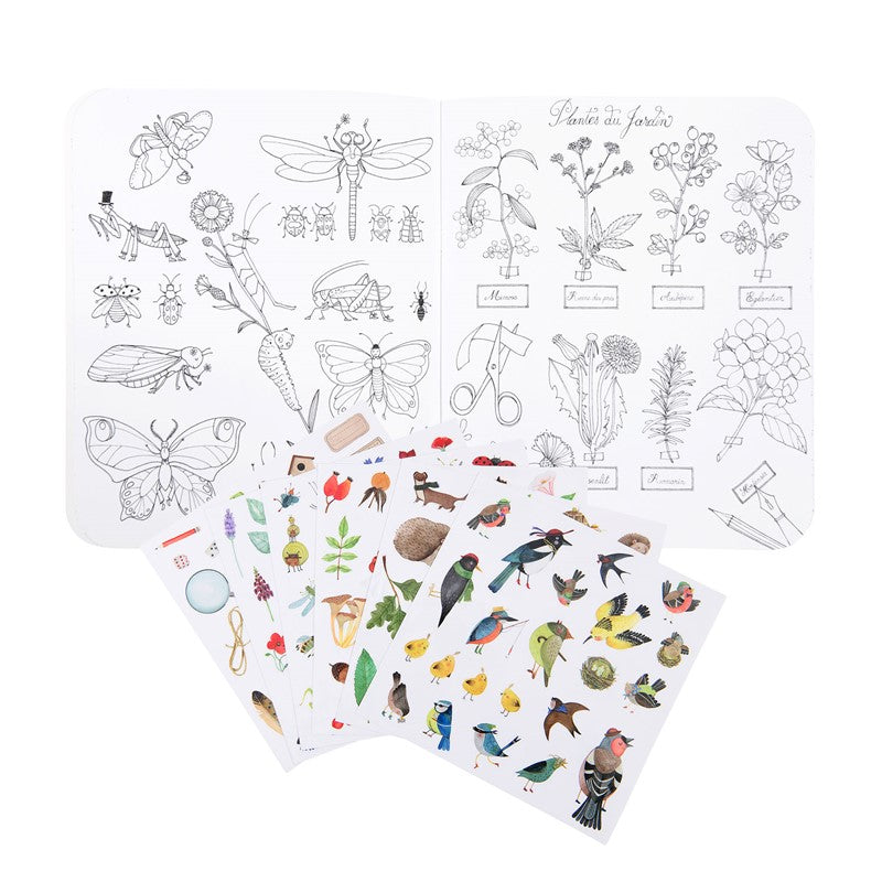 Cuaderno de pegatinas El Botanista · Moulin Roty
