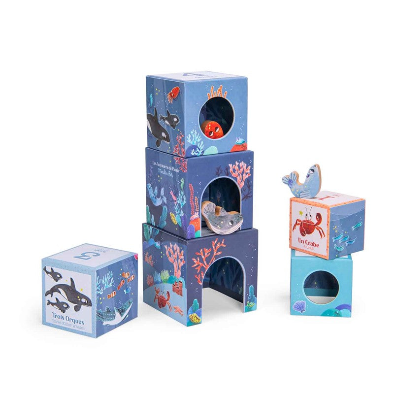Cubos apilables de Aventuras de Paulie · Moulin Roty