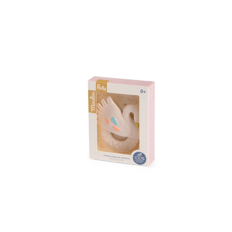 Sonajero mordedor cisne caucho Petite École de danse · Moulin Roty