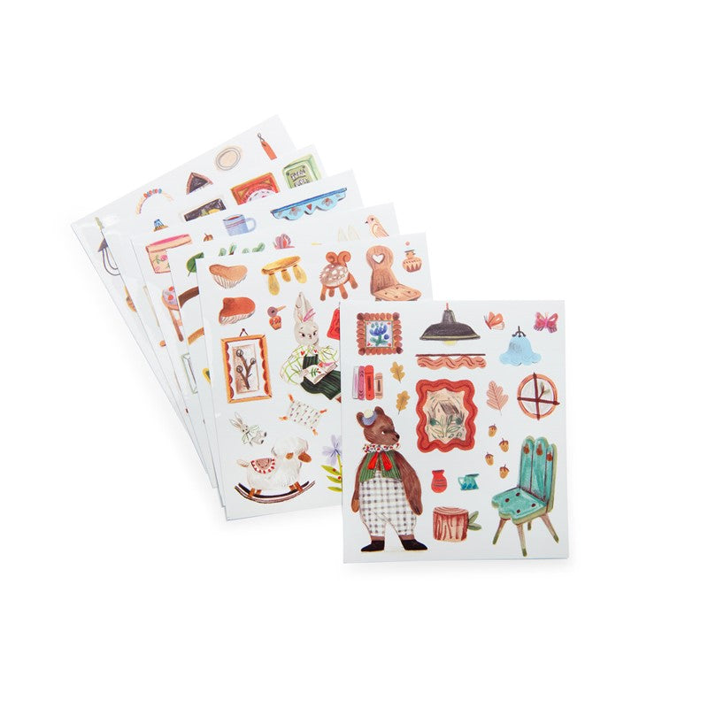 Cuaderno de pegatinas Minouchkas · Moulin Roty