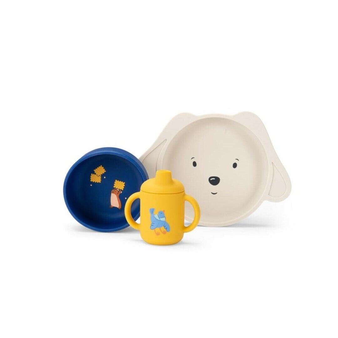 Set vajilla silicona Puce&Pilou  · Moulin Roty