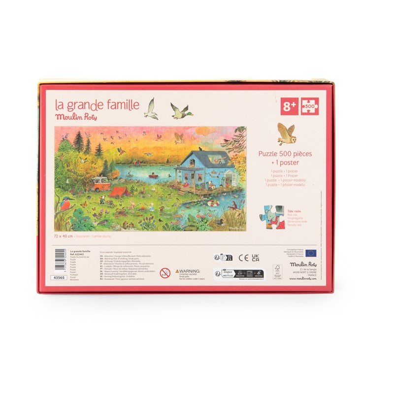 Puzzle Gran Familia (500 piezas)  · Moulin Roty