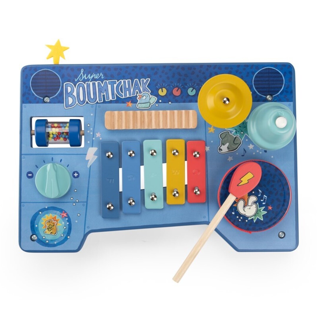 Mesa musical multiactividades Puce & Pilou · Moulin Roty