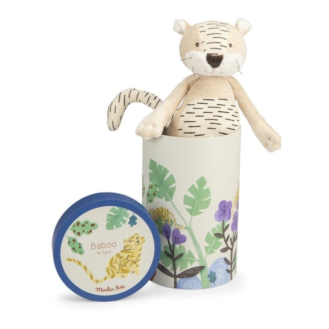 Muñeco tigre Baboo Forêt Mawa · Moulin Roty