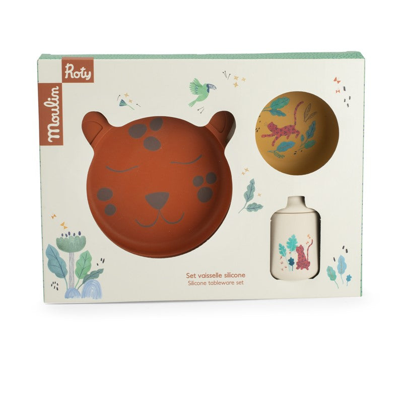 Set vajilla silicona Forêt Mawa  · Moulin Roty