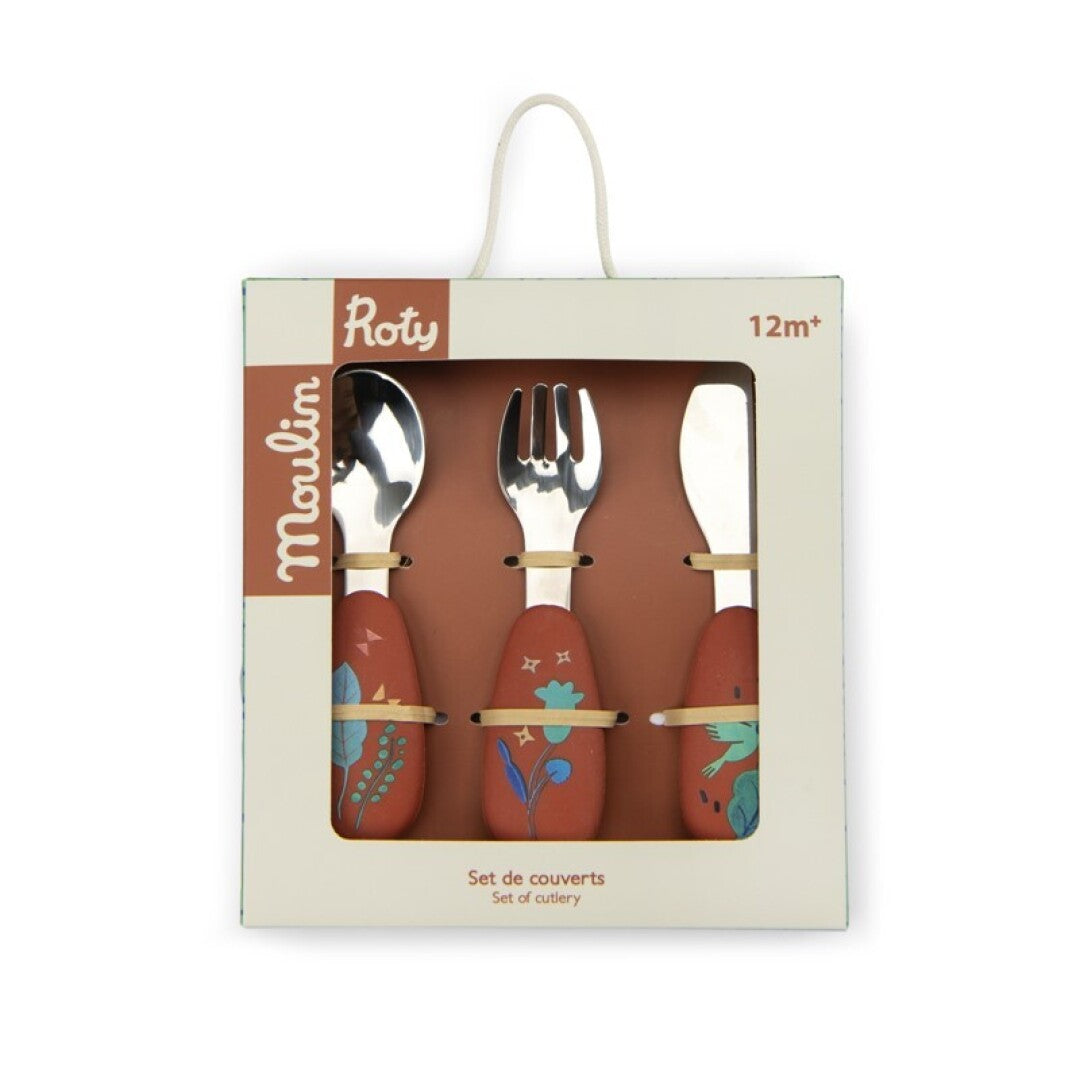 Set de cubiertos silicona P&P · Moulin Roty