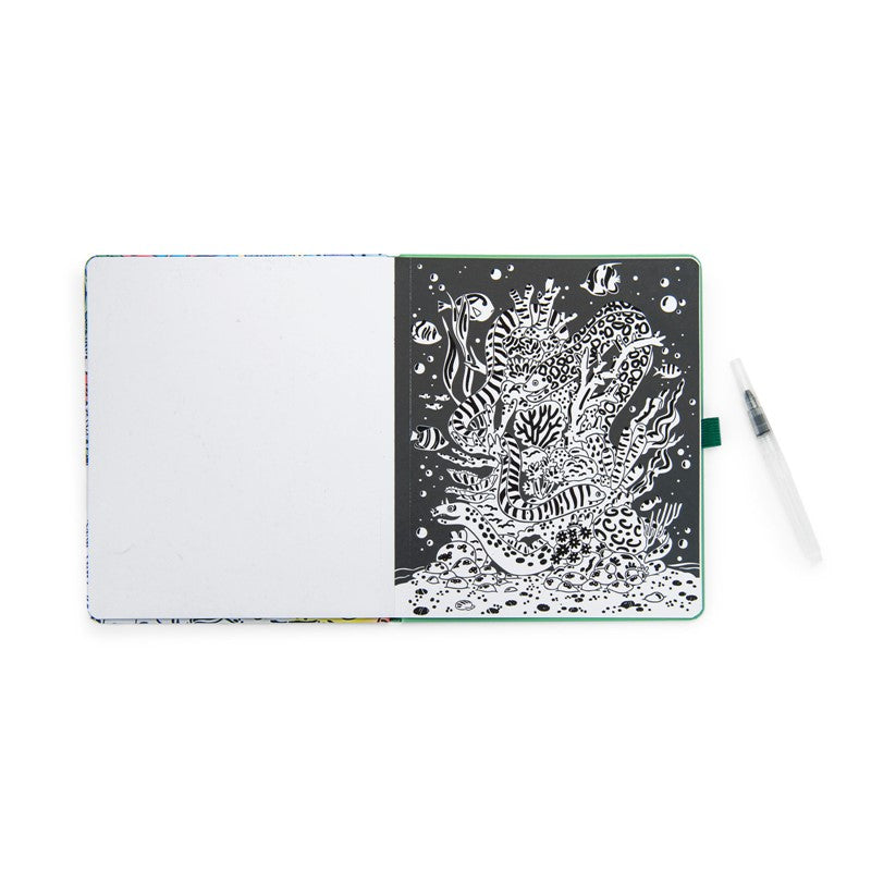 Cuaderno para colorear acuarela mágica Tout autour du monde · Moulin Roty