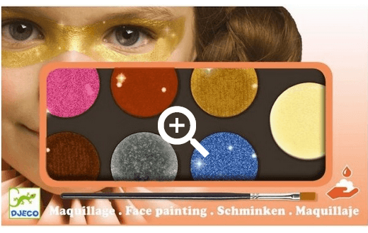 Conjunto de Maquillaje Metalic 6 Colores · Djeco
