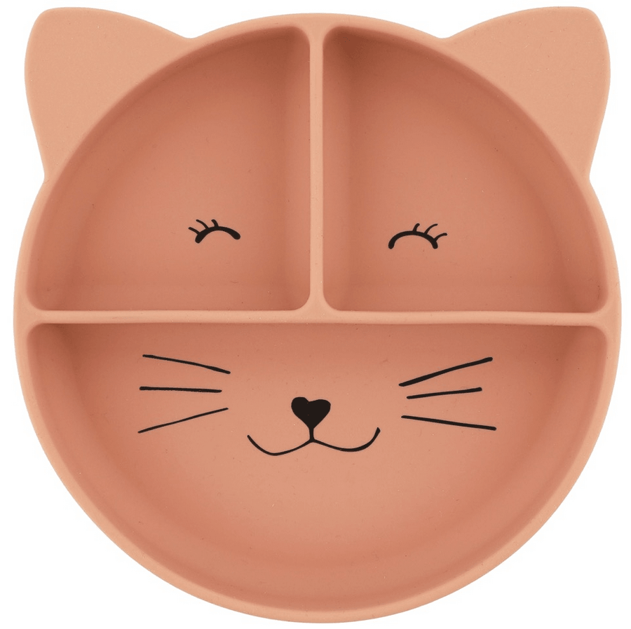 Plato compartimentos silicona ventosa Mrs. Cat · Trixie