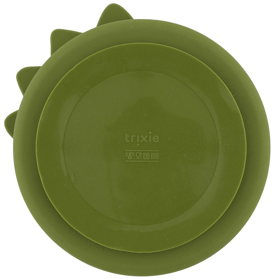 Plato compartimentado de silicona con ventosa · Trixie