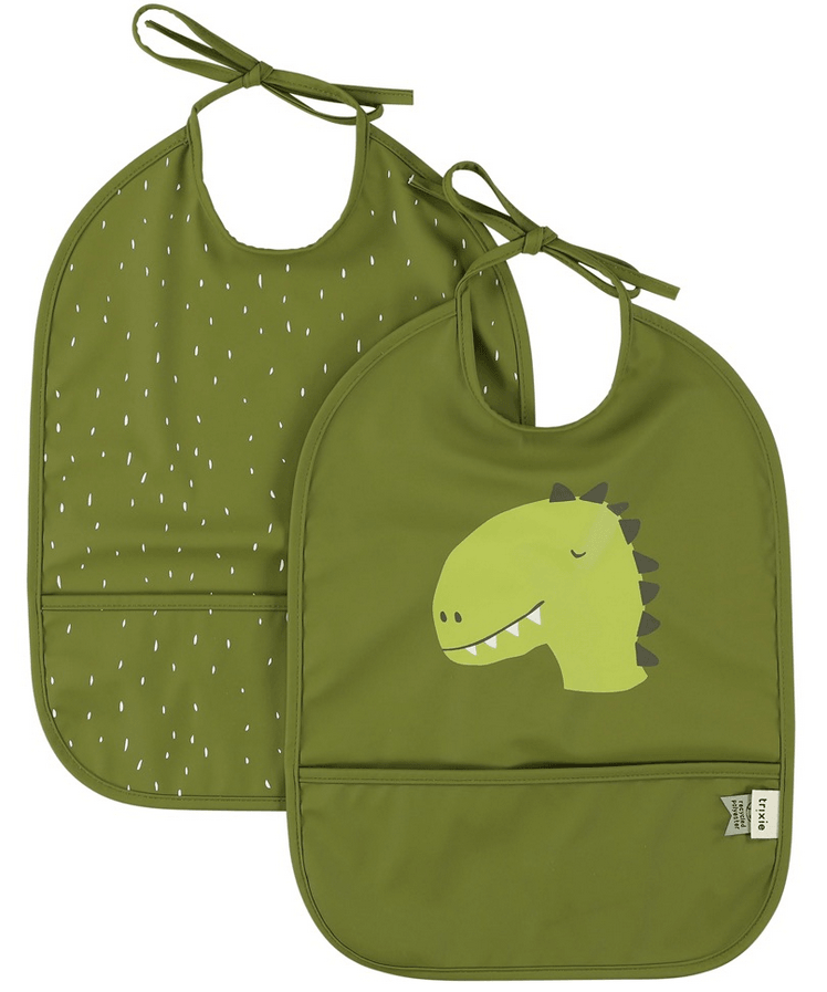 Babero impermeable pack 2uds Mr. Dino · Trixie