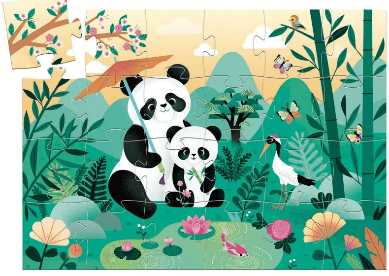 Puzzle Leo el Panda 24 pzs · Djeco