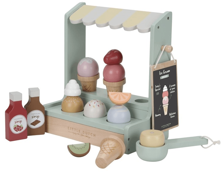 Puesto de Helados de madera · Little Dutch