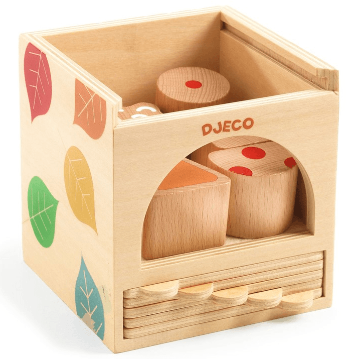 Cubo de formas BoxBasic · Djeco