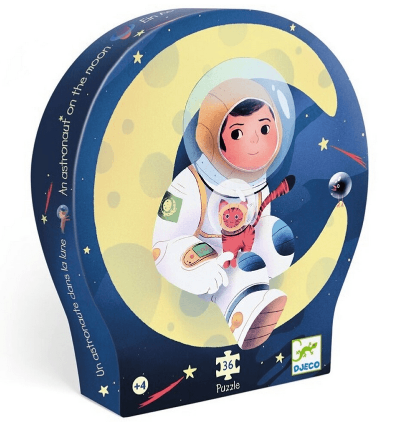 Puzle Silueta Astronauta 36pzas · Djeco
