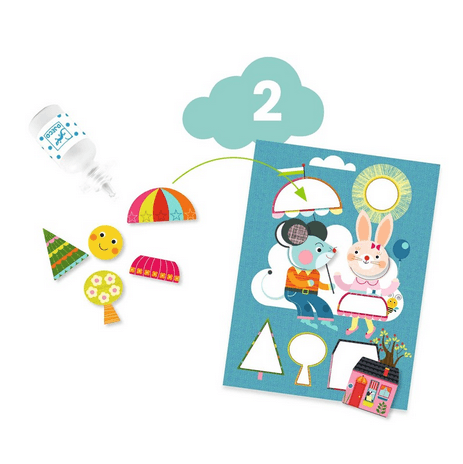 Set Actividades Creativas El Gato y sus Amigos · Djeco