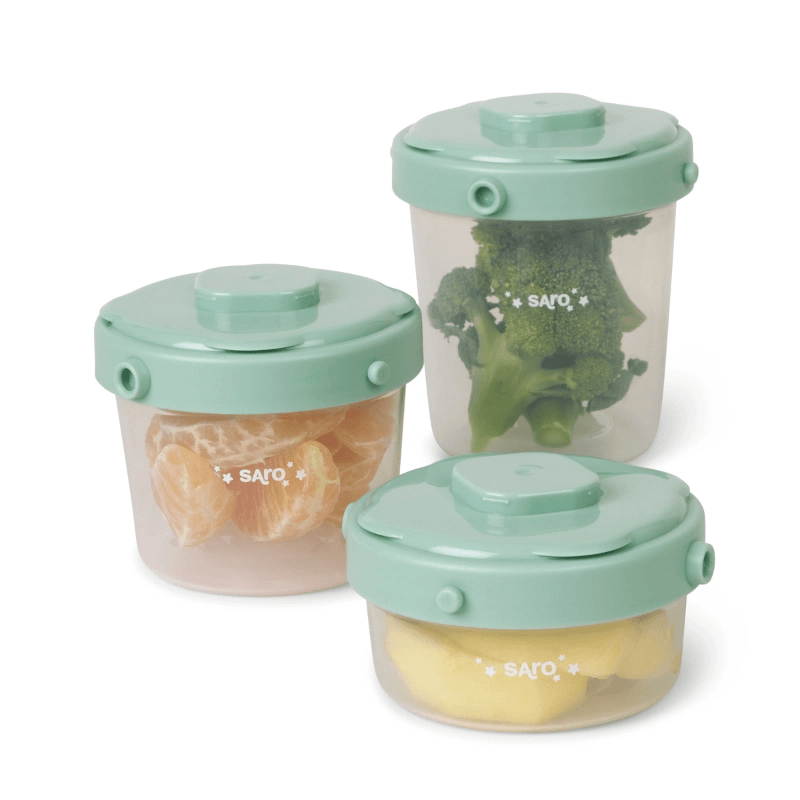 Pack de 3 contenedores porta-alimentos · Saro