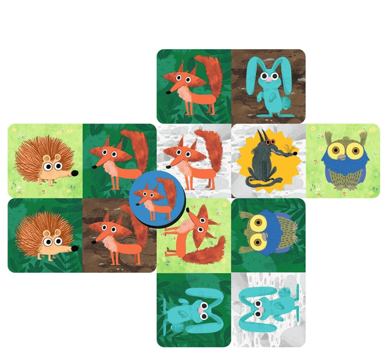 Juego de Cartas Wolf Panic · Djeco
