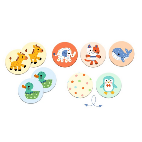Educativos Memory Peluches · Djeco