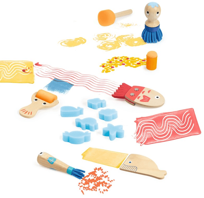 Caja accesorios para pintar