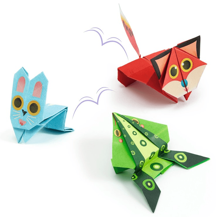 Papiroflexia Origami Animales Saltarines · Djeco