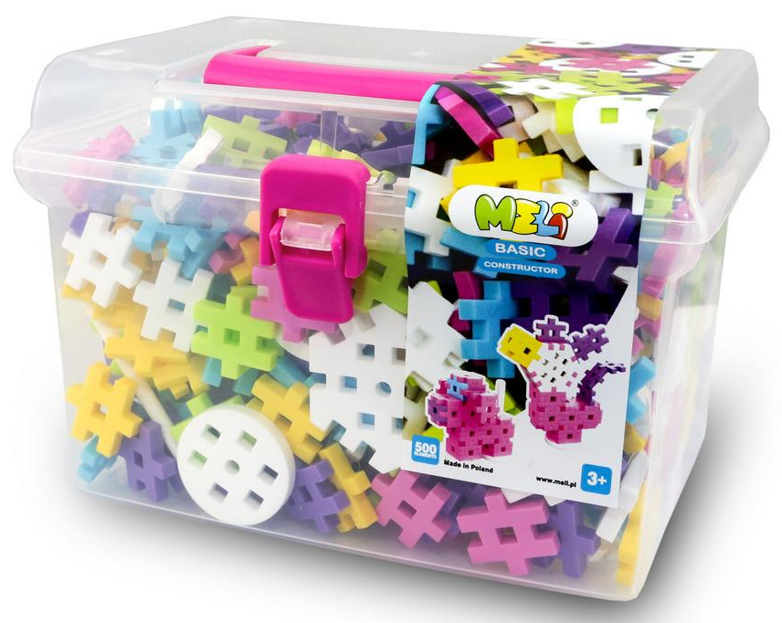 Basic Constructor Pastel Travel Box (500 piezas) · Meli