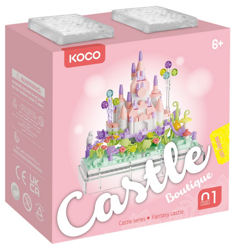 Set de construcción castillo - Fantasy Castle 412 pcs · Koco