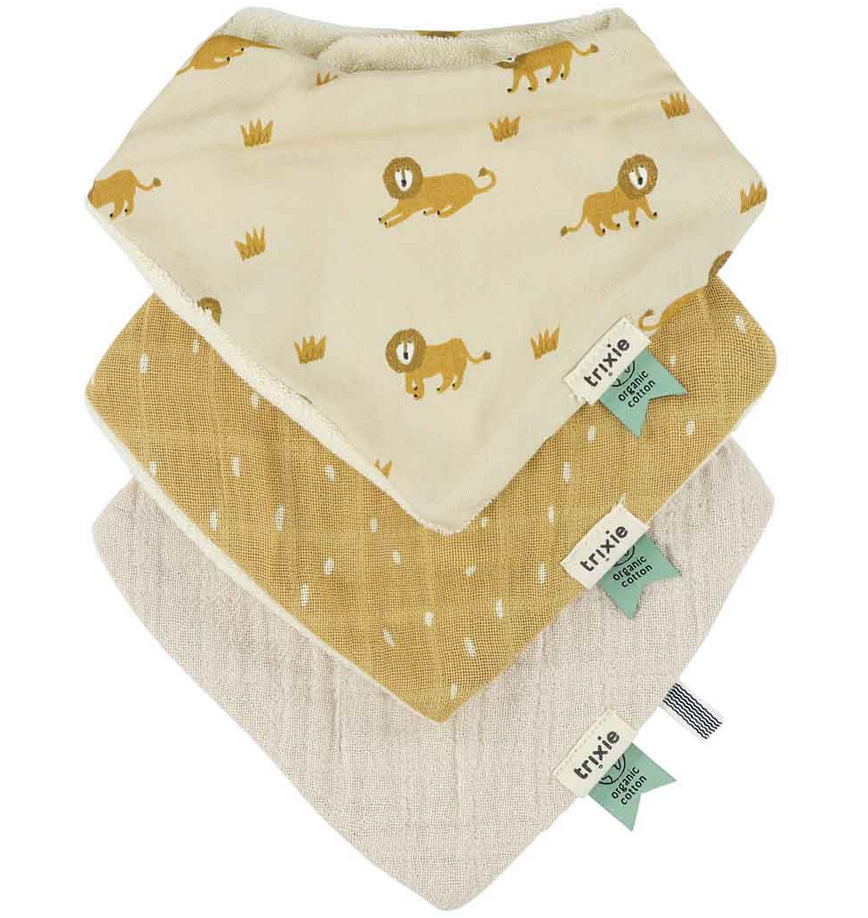 Pack de 3 baberos bandana · Trixie