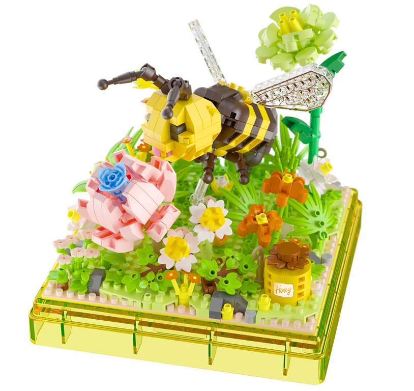 Maquetas insecto, planta y abeja 668 piezas · Koco