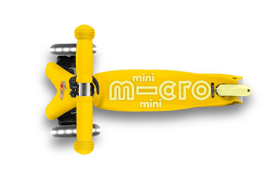 Patinete Mini Deluxe Amarillo Led · Micro