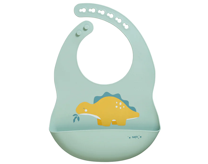 Babero Silicona Party Dino