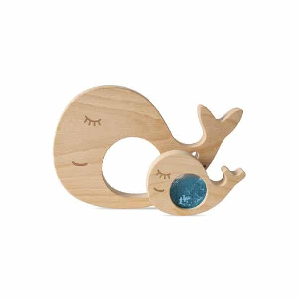 Sensory Puzzle Whale & Baby · Petit Boum