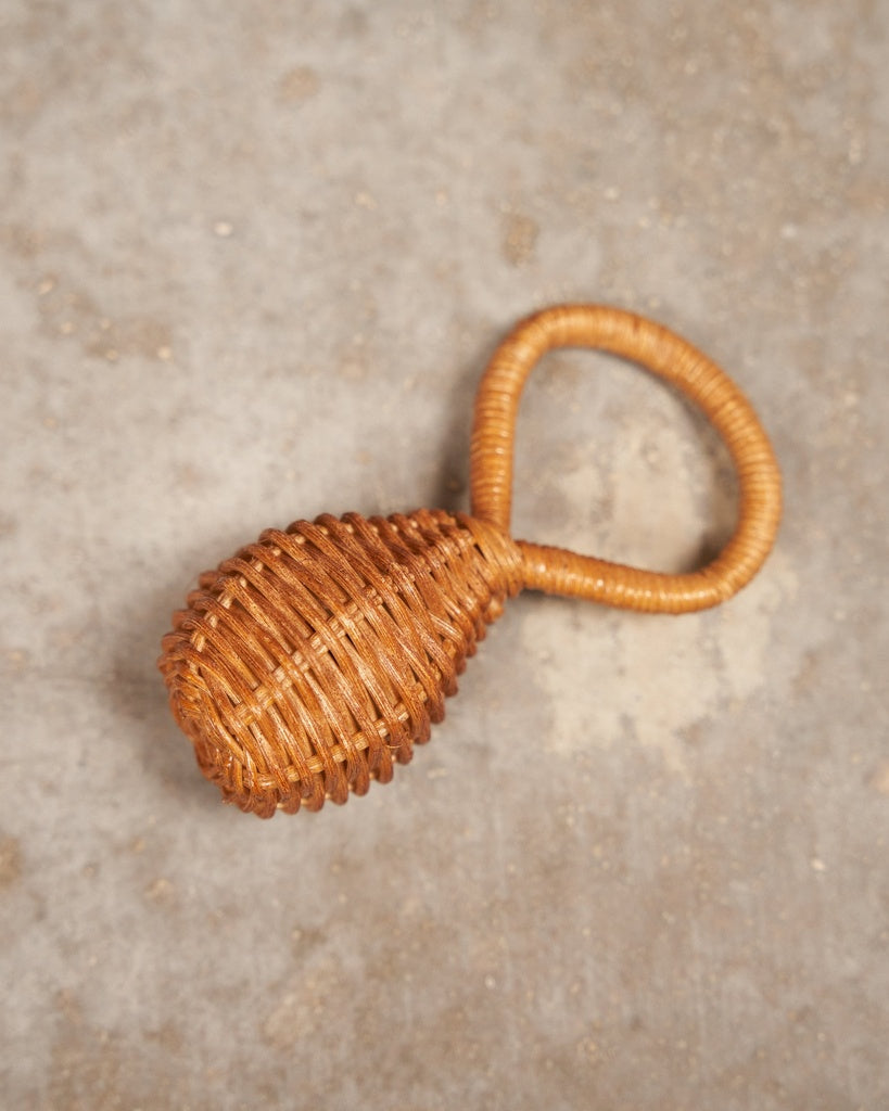Sonajero de ratán bambina · Cestería Artesanal