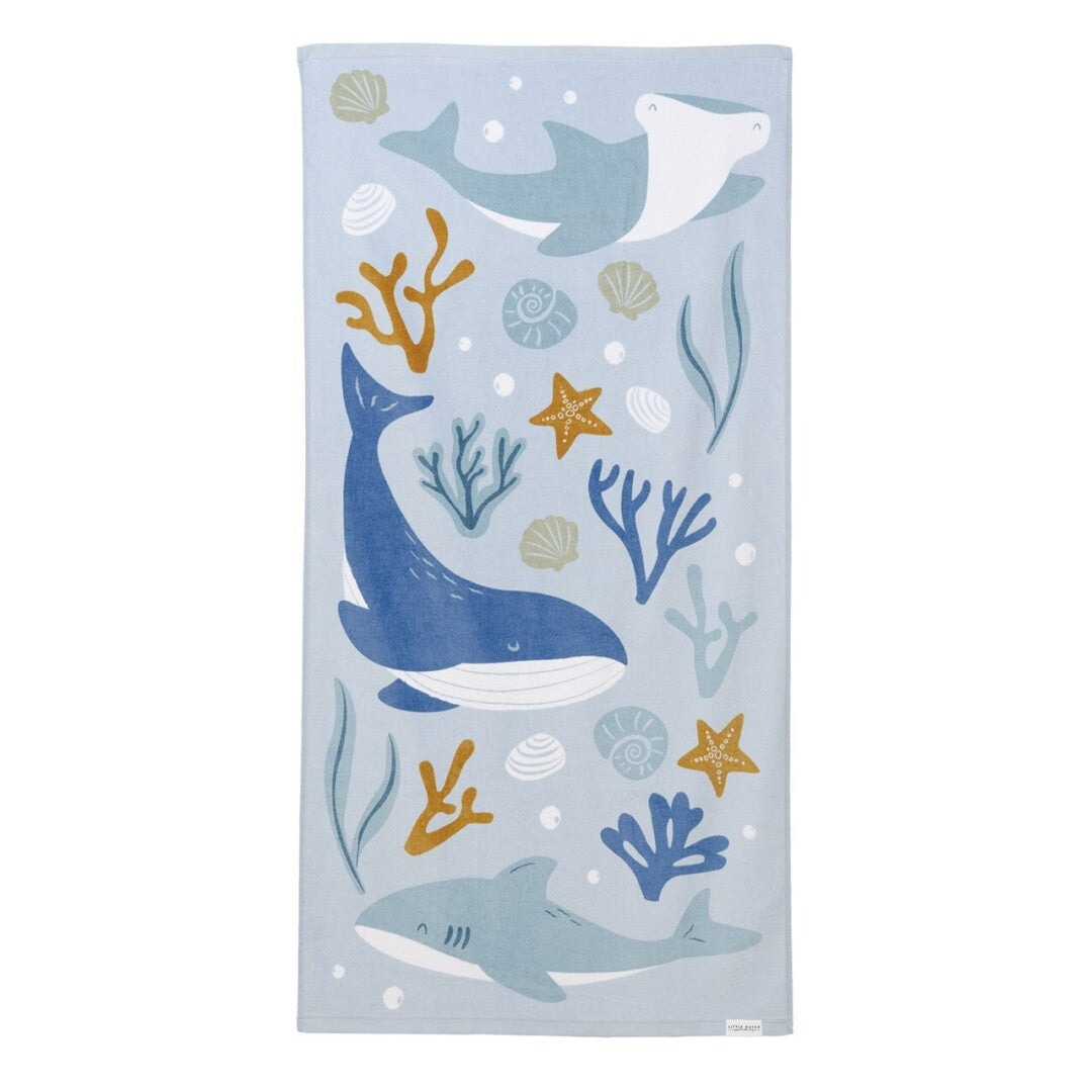 Toalla de Playa Ocean Dreams Azul · Little Dutch
